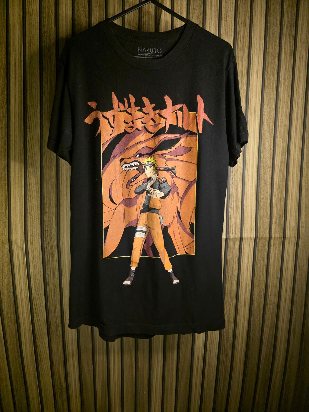 Naruto Shippuden Graphic T-shirt Black Size S