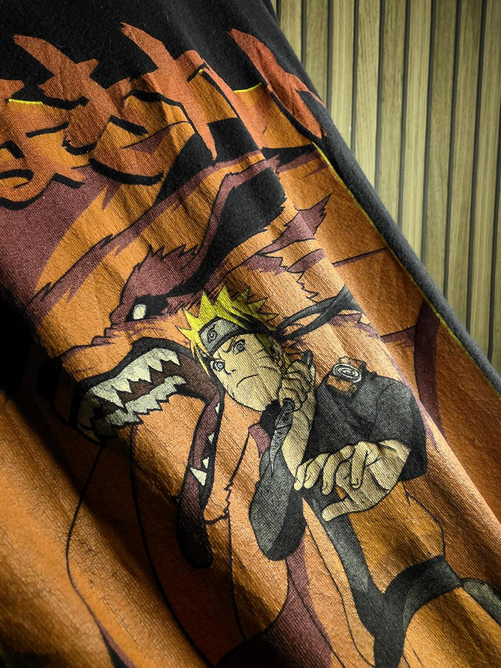 Naruto Shippuden Graphic T-shirt Black Size S