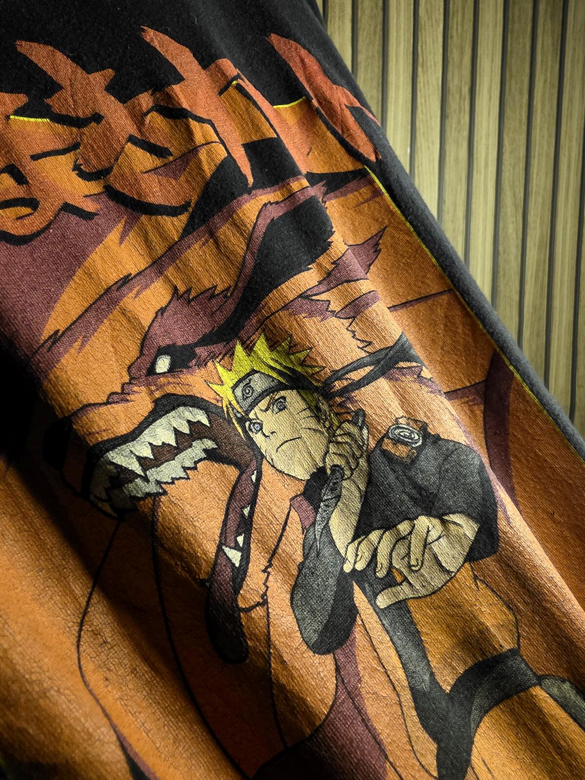 Naruto Shippuden Graphic T-shirt Black Size S