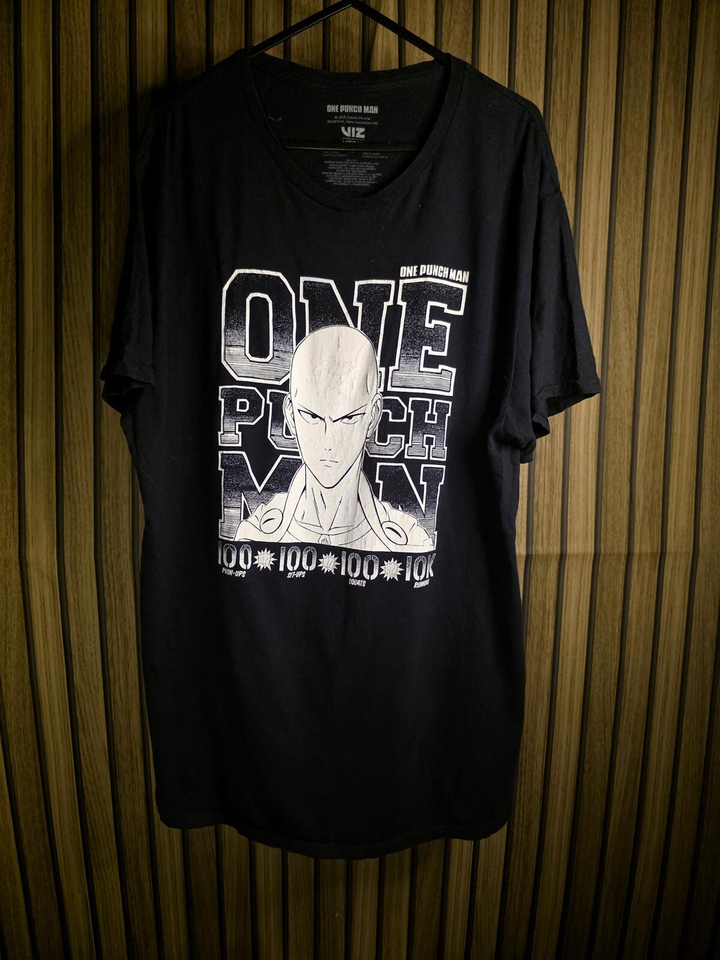 VIZ Media One Punch Man Graphic T-Shirt Black Size L