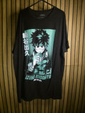 My Hero Academia Izuku Midoriya Graphic T-Shirt Black XL
