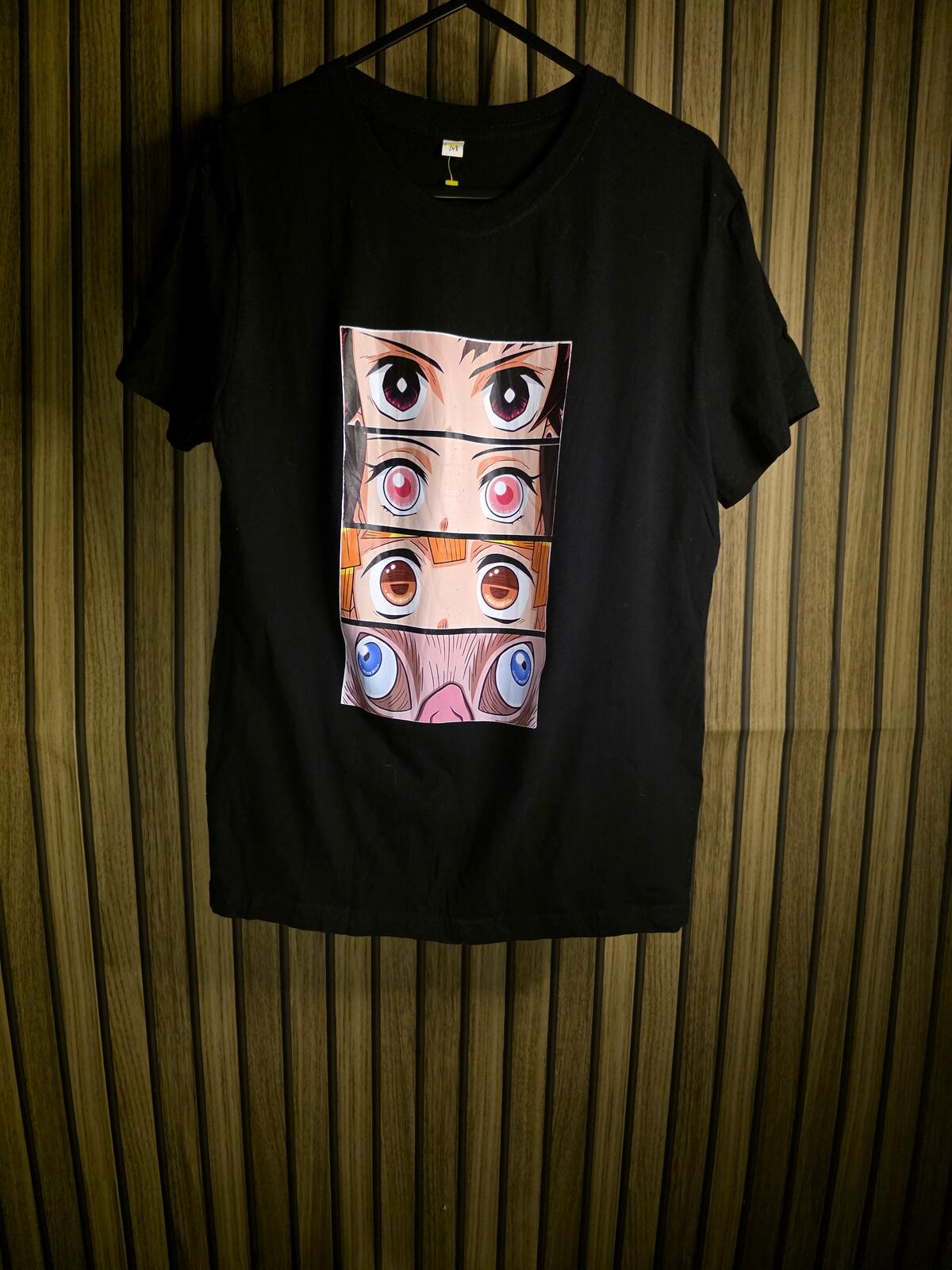 Demon Slayer Graphic T-shirt Black Medium