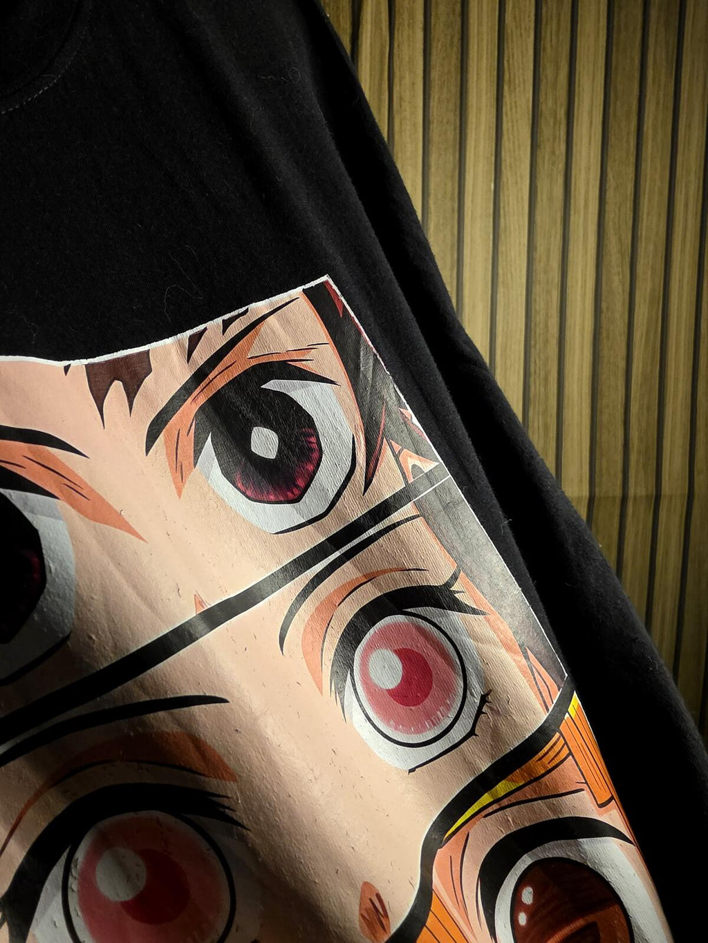 Demon Slayer Graphic T-shirt Black Medium