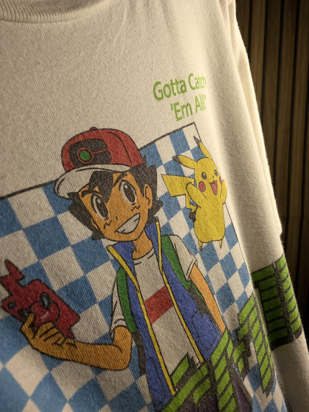 Pokémon Ash Ketchum Graphic T-Shirt White XL