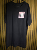 Foureyes Black Graphic Anime Print T-shirt with Japanese Text and Comic Size L