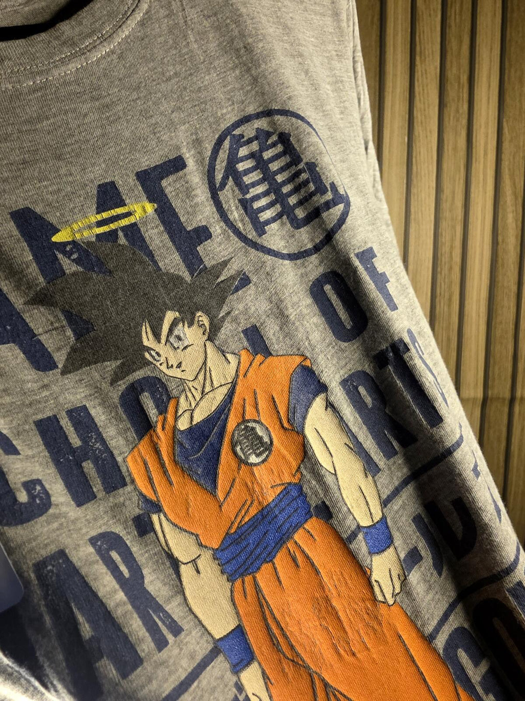 Dragon Ball Z Goku Graphic T-Shirt Grey Size XL