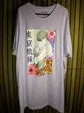 Tokyo Ghoul Anime Graphic T-Shirt Purple Regular XLT