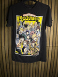 My Hero Academia Graphic T-Shirt Black Size Small