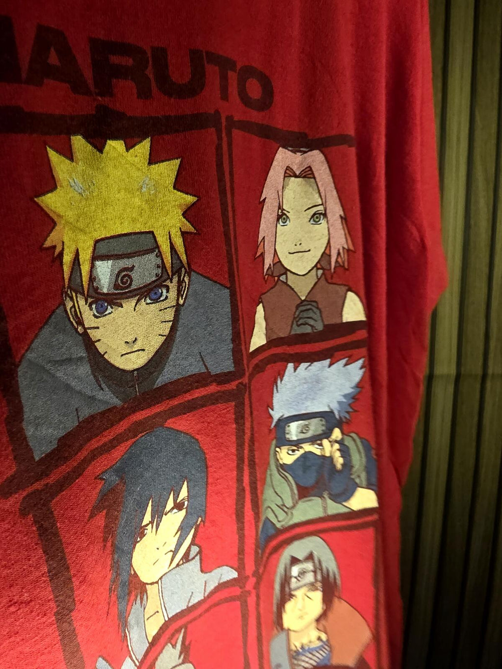 Naruto Shippuden Graphic T-Shirt Red XL