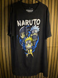 Naruto Shippuden Graphic T-Shirt Black Size L