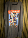 Dragon Ball Z Graphic T-Shirt Brown Size Regular XL