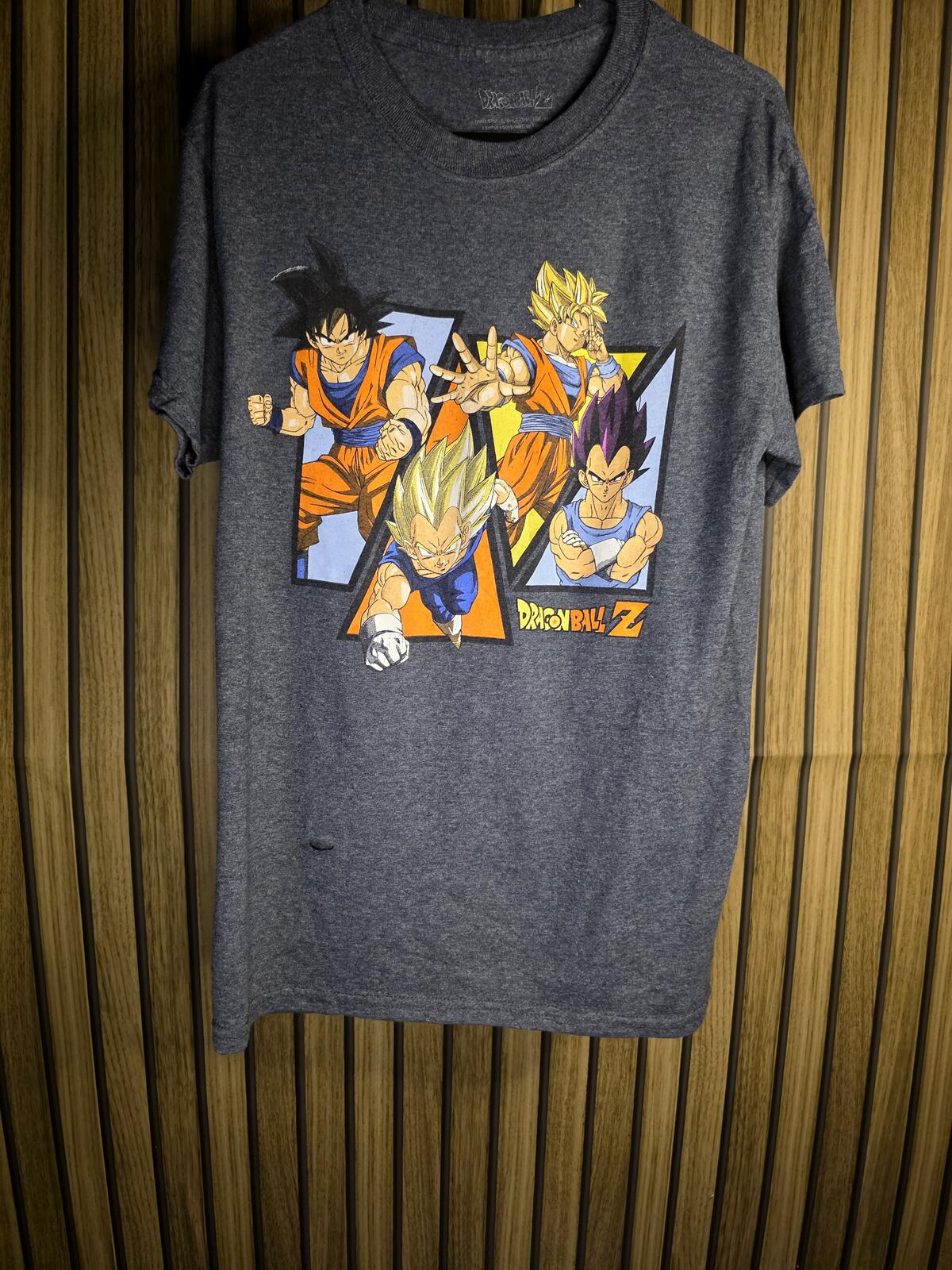 Dragon Ball Z Graphic T-Shirt Grey Size Regular Small