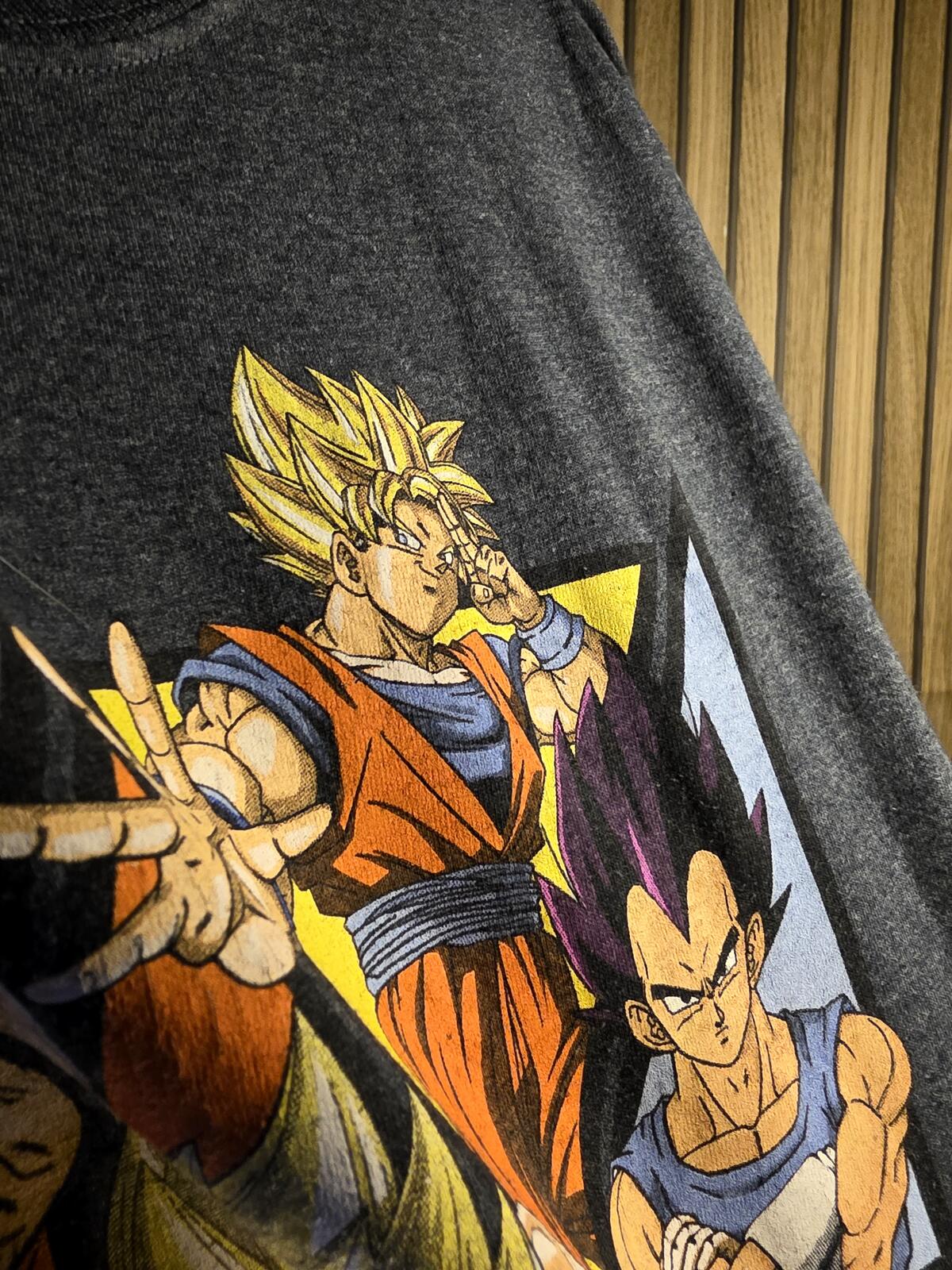Dragon Ball Z Graphic T-Shirt Grey Size Regular Small