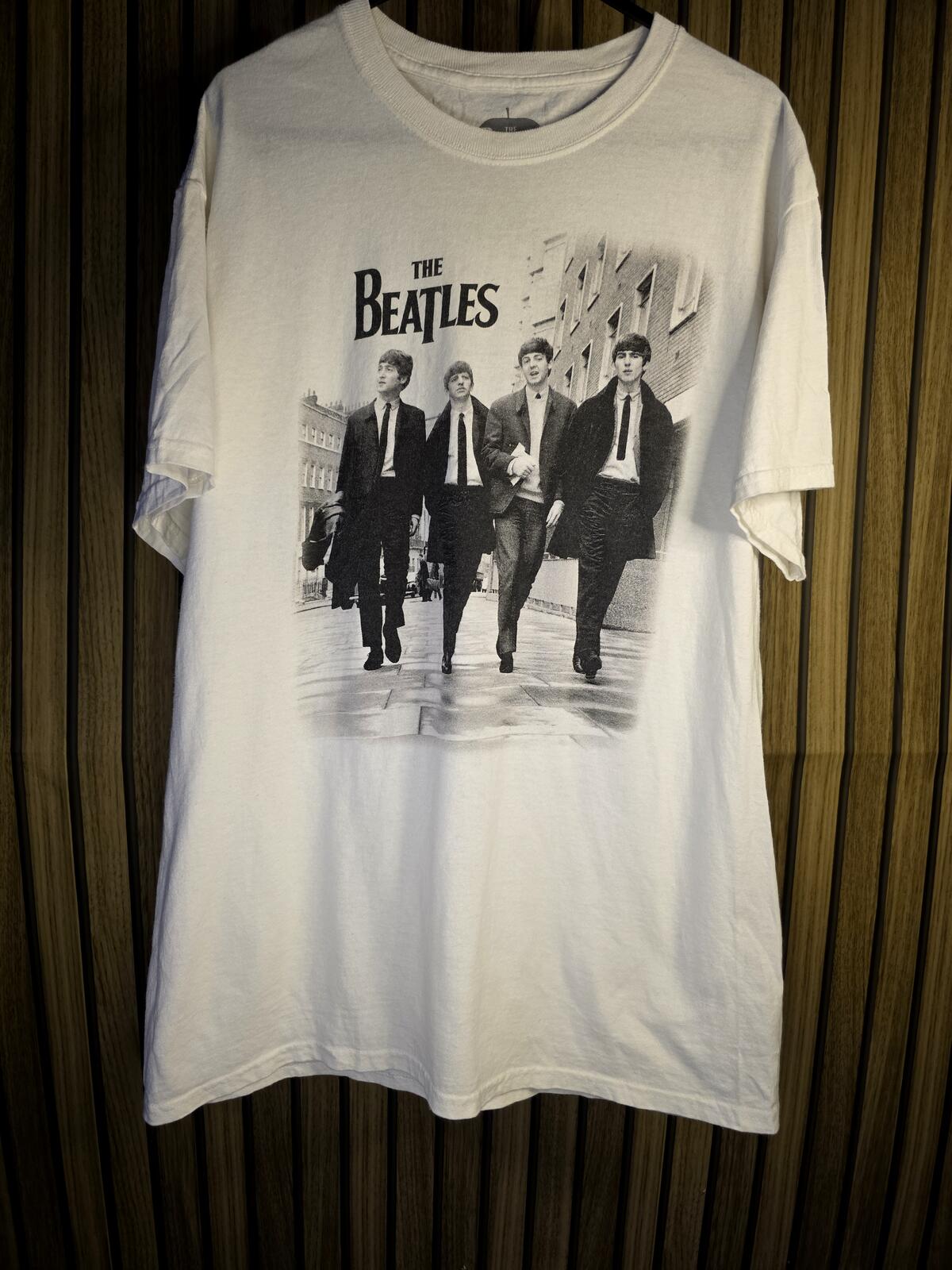 The Beatles White Graphic T-shirt S/M Cotton