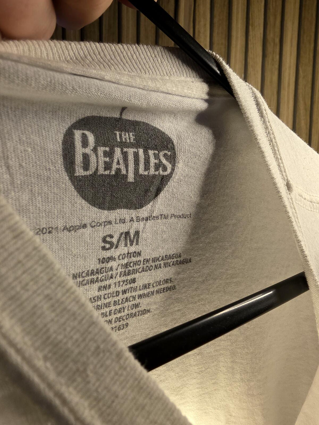 The Beatles White Graphic T-shirt S/M Cotton