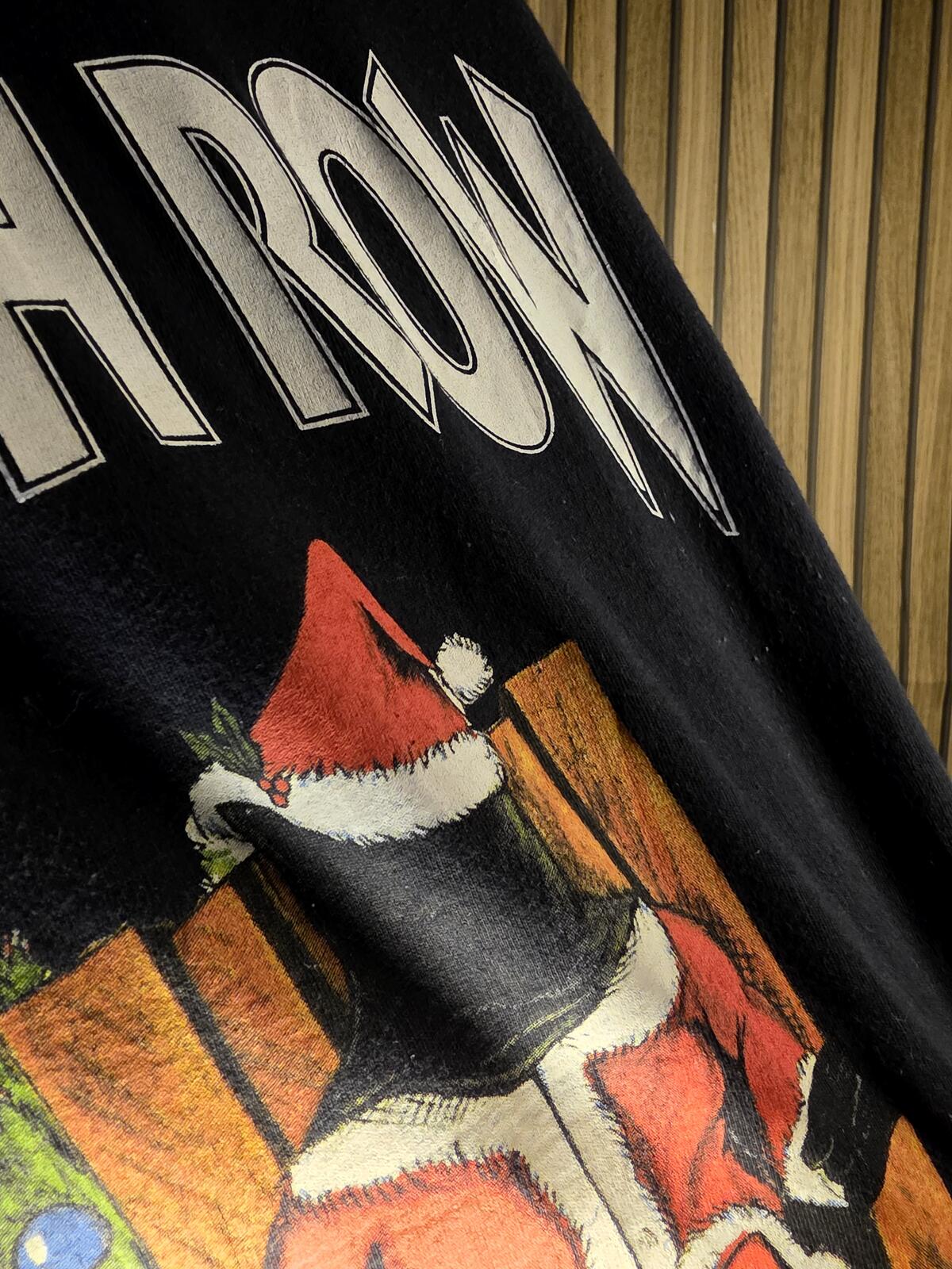 Death Row Records Christmas on Death Row Graphic T-Shirt Black Medium