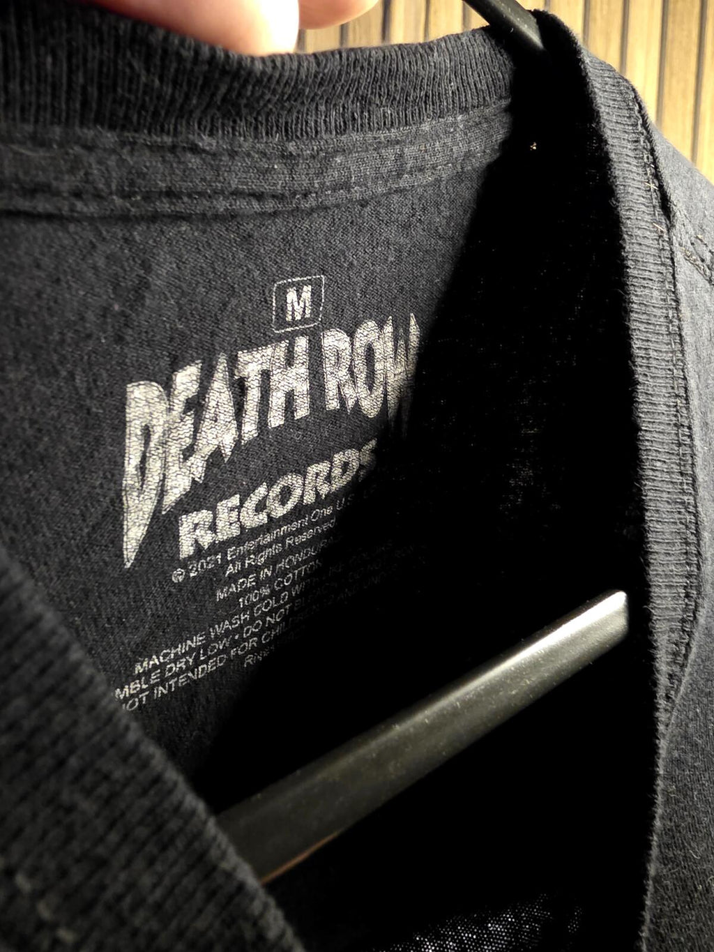 Death Row Records Christmas on Death Row Graphic T-Shirt Black Medium