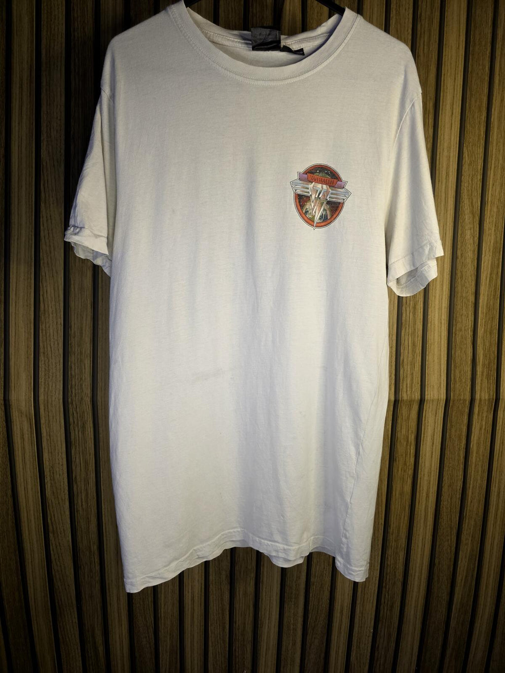 Van Halen 1984 Tour White Graphic T-Shirt Size Small