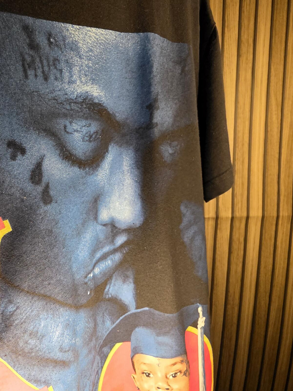 Lil Wayne Graduation Graphic T-Shirt Black Small