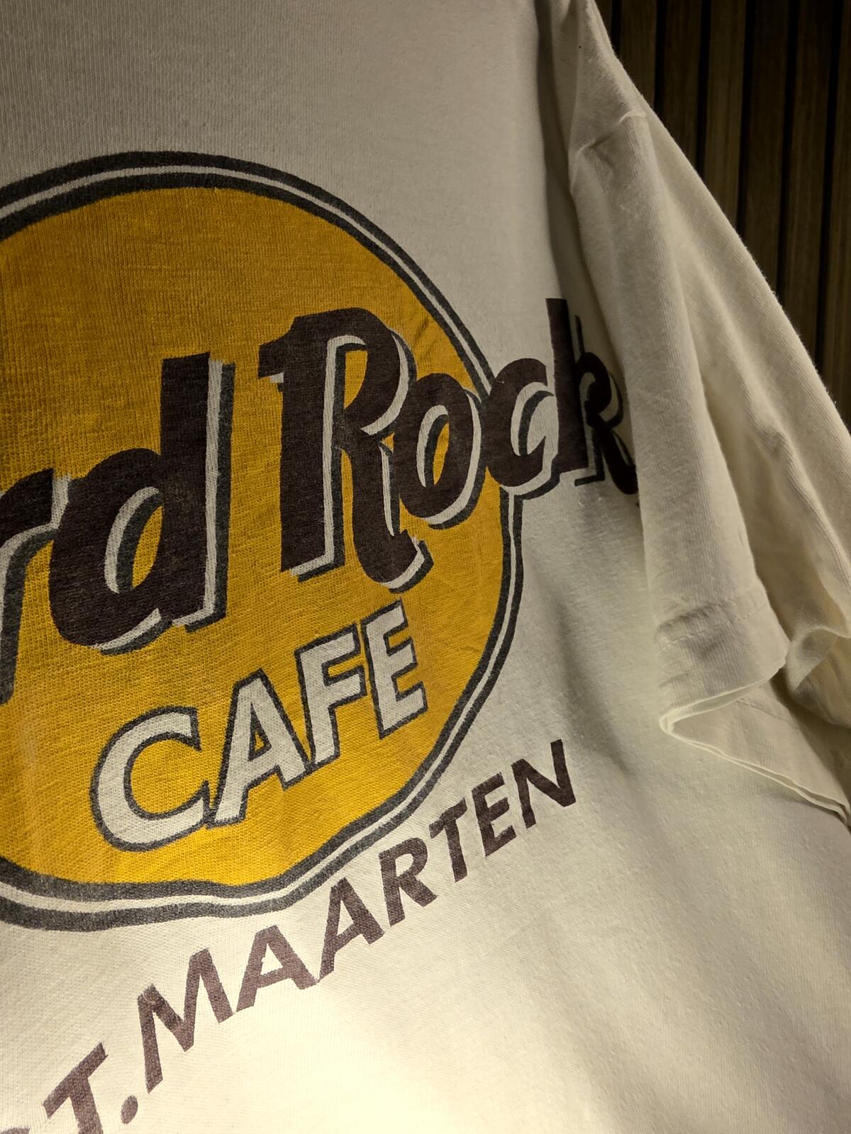 Hard Rock Cafe St. Maarten White Graphic T-Shirt Size XXL