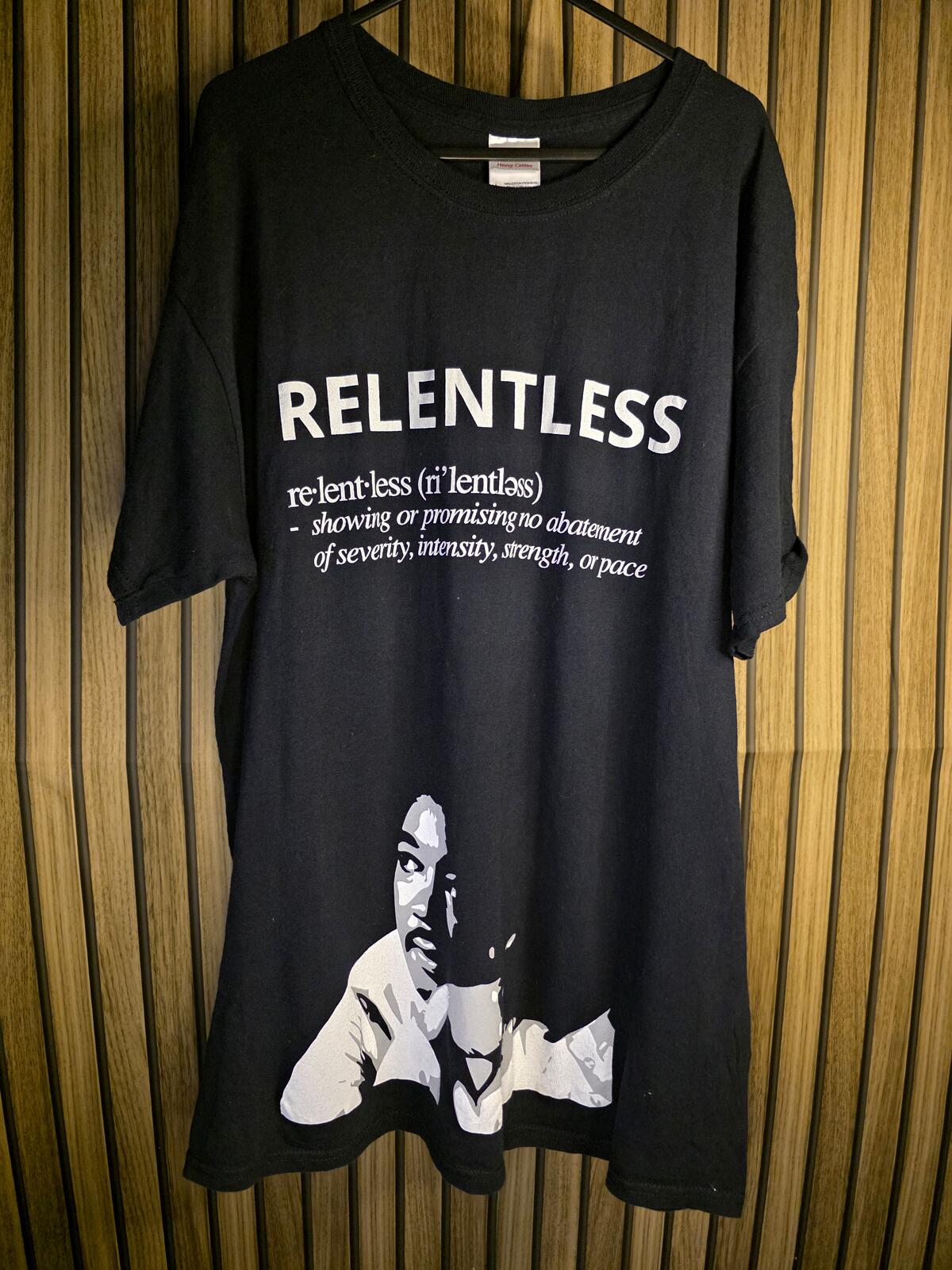 Martin Luther King Relentless Graphic T-Shirt Black Large