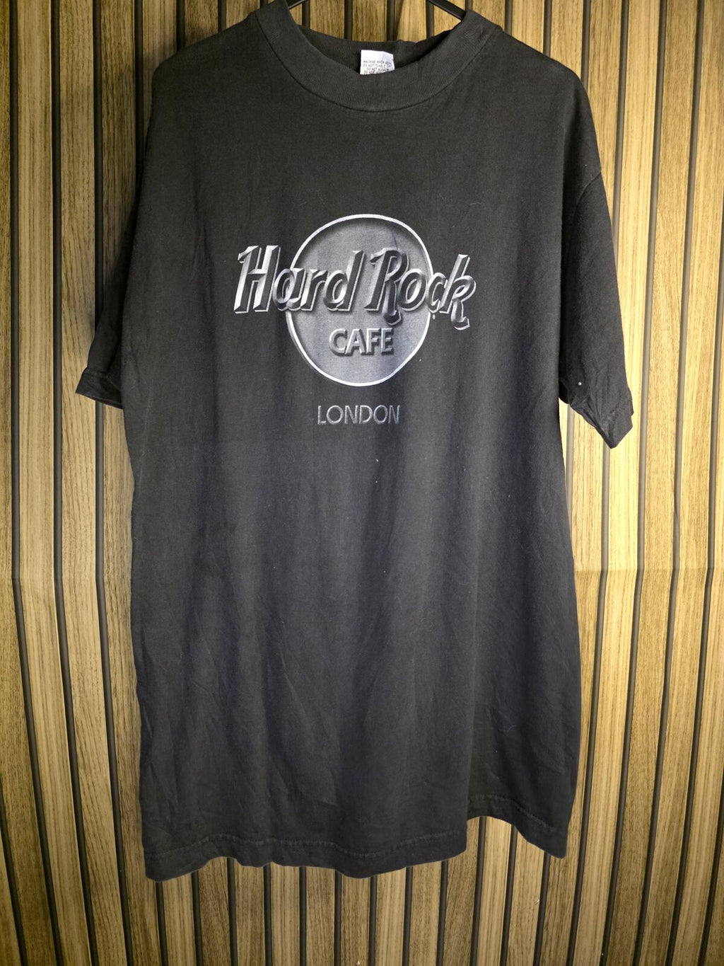 Hard Rock Cafe London Black Cotton T-Shirt Medium