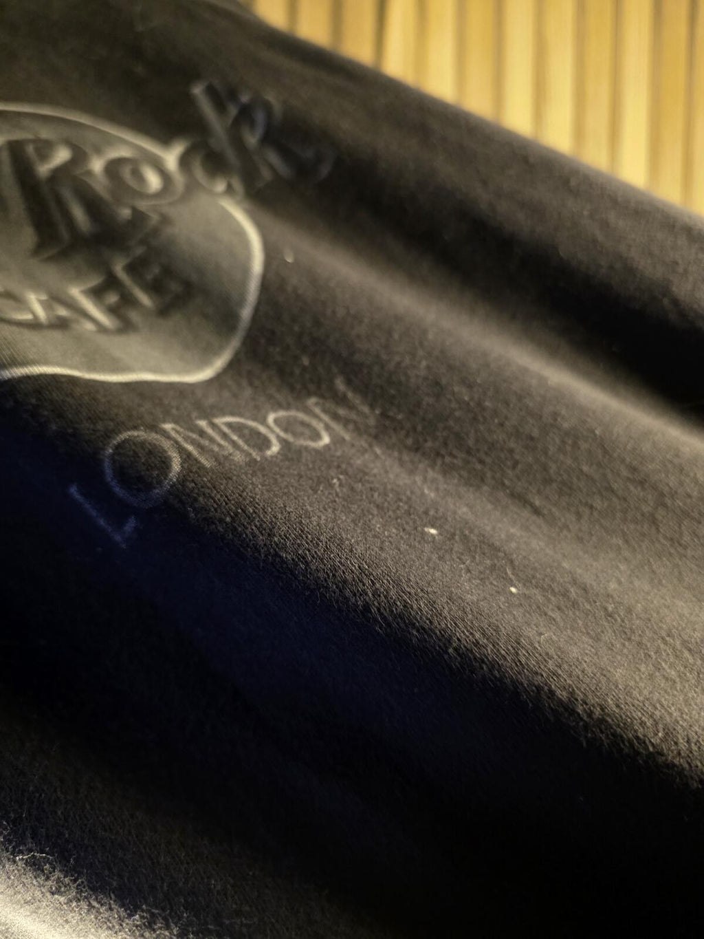 Hard Rock Cafe London Black Cotton T-Shirt Medium