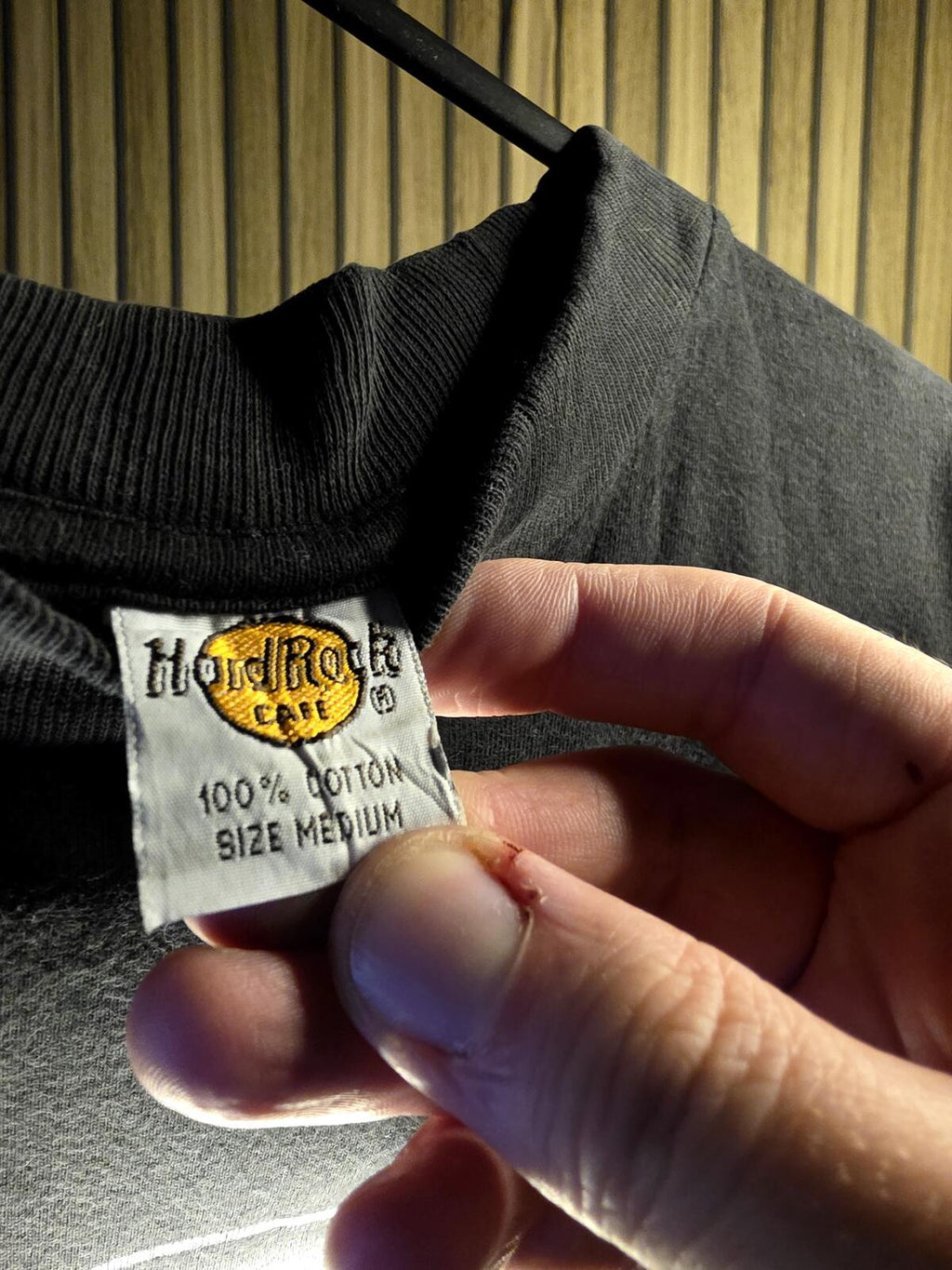 Hard Rock Cafe London Black Cotton T-Shirt Medium