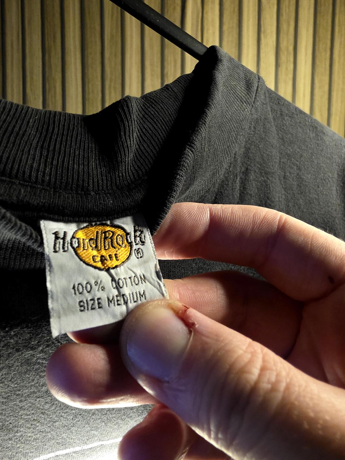 Hard Rock Cafe London Black Cotton T-Shirt Medium