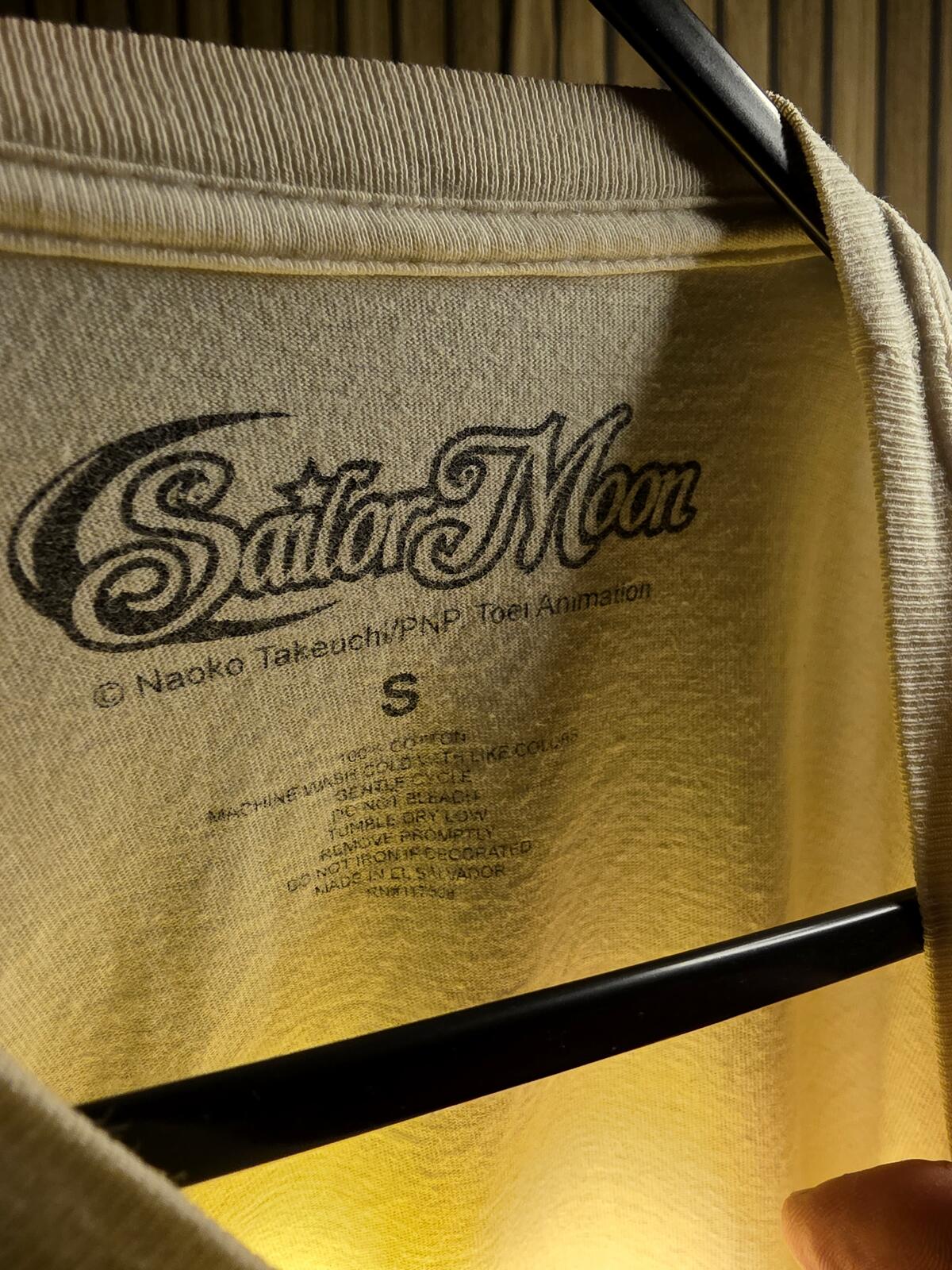 Sailor Moon Graphic T-shirt Beige Size S