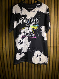 Pink Floyd The Dark Side of the Moon Tie-Dye T-Shirt Black White Size 13/14