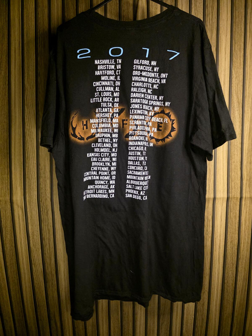 Luke Bryan Live Tour T-Shirt Black Large