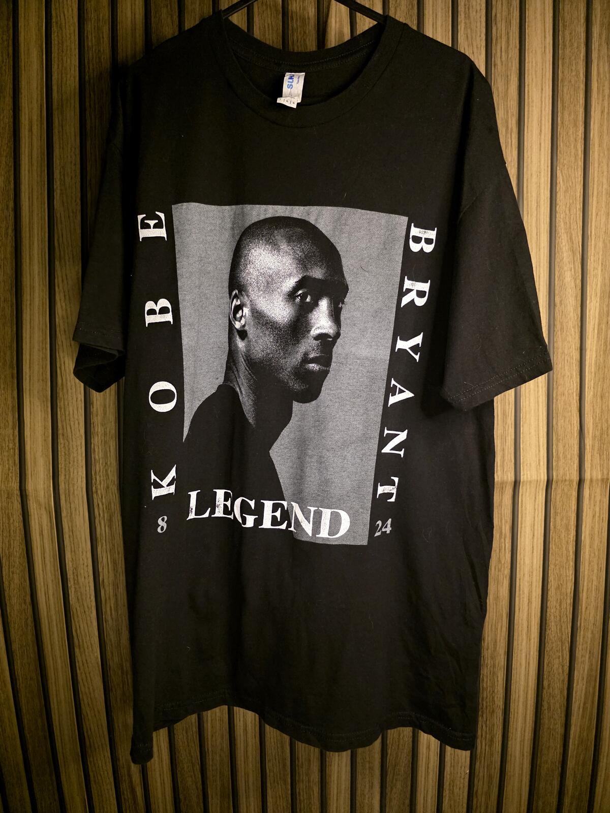 Suna Kobe Bryant Legend Black Graphic T-Shirt Size L