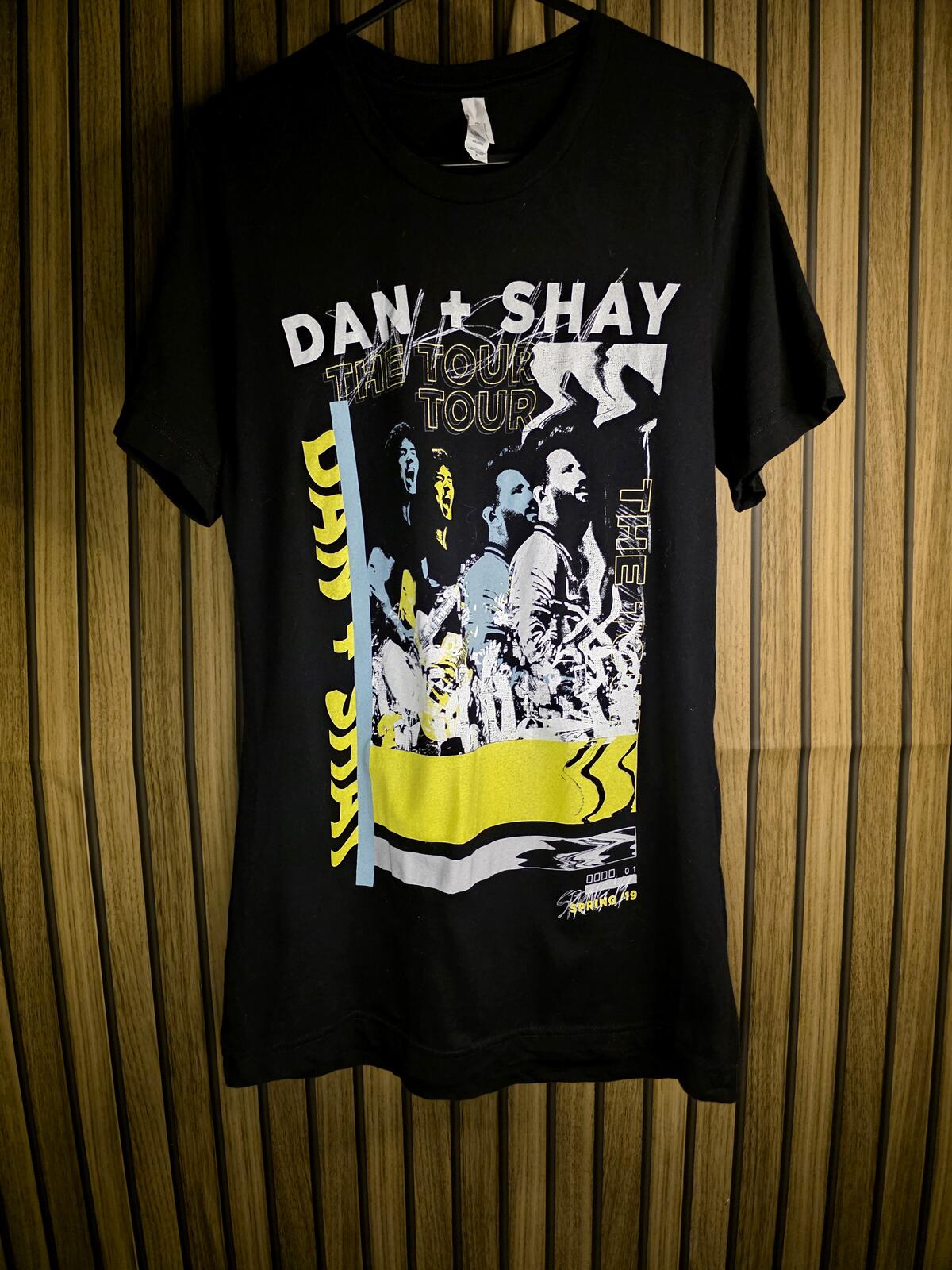 Dan + Shay The Tour Graphic T-Shirt Black Size S