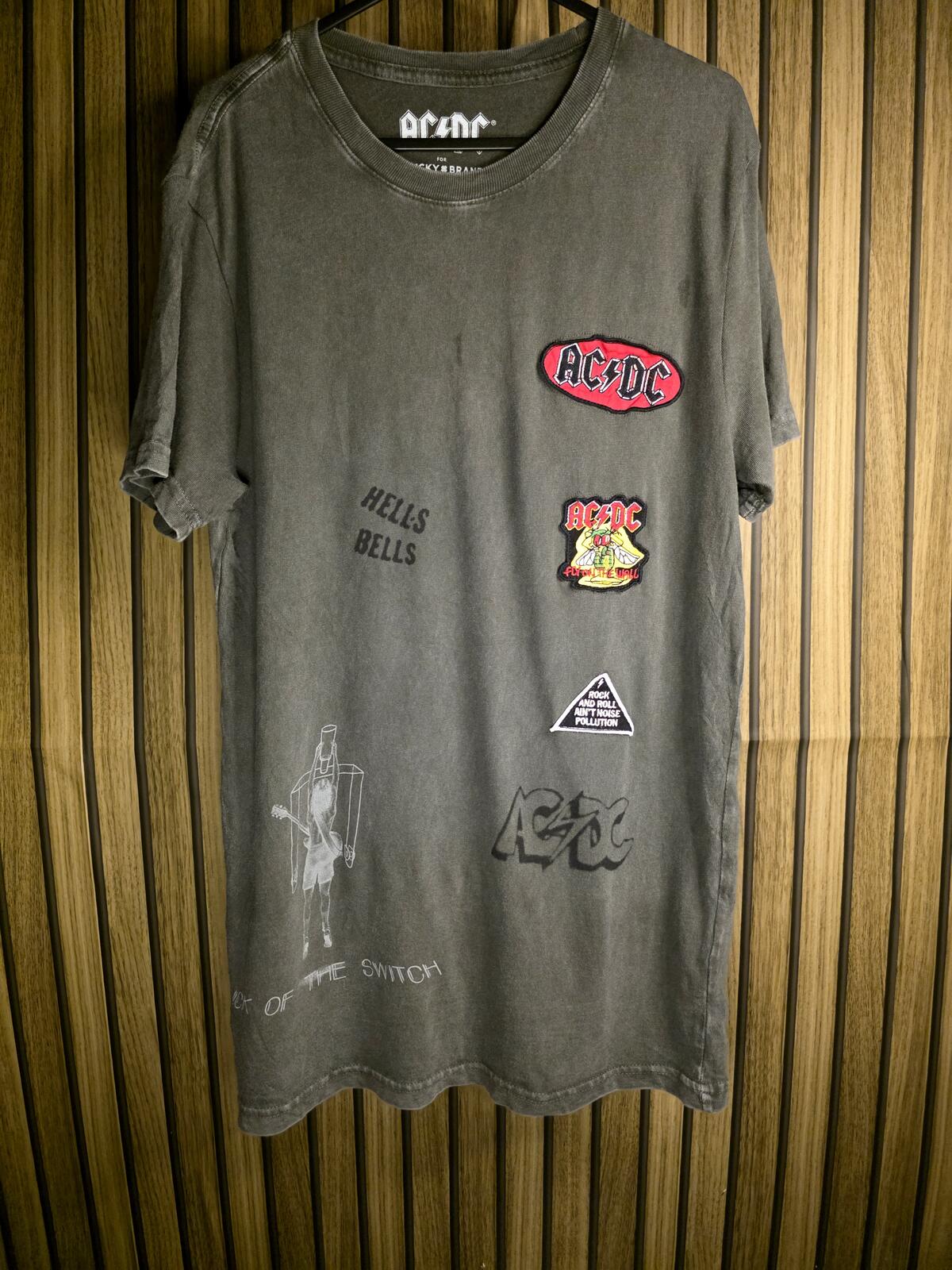 AC/DC Hells Bells Graphic T-Shirt Black Small