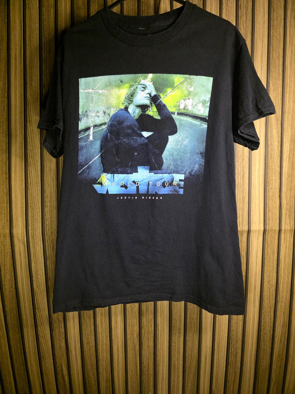Justice World Tour Graphic T-Shirt Black Size S