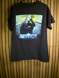 Justice World Tour Graphic T-Shirt Black Size S