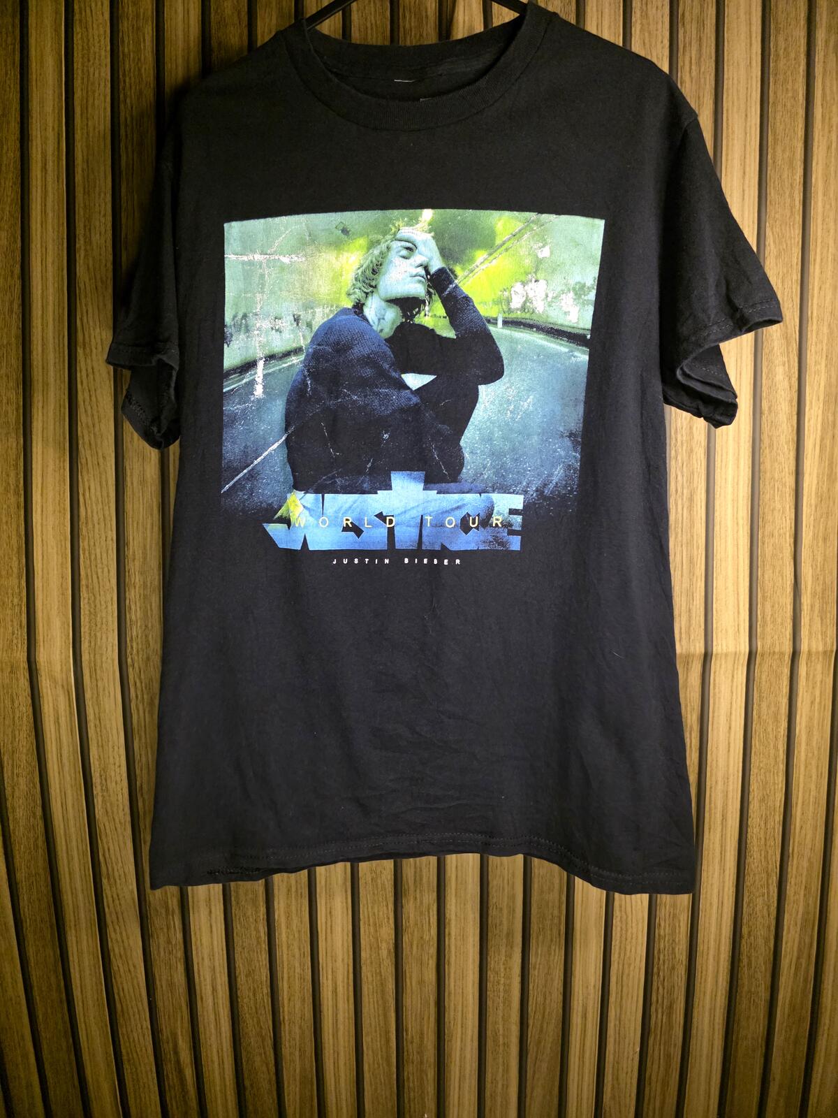 Justice World Tour Graphic T-Shirt Black Size S