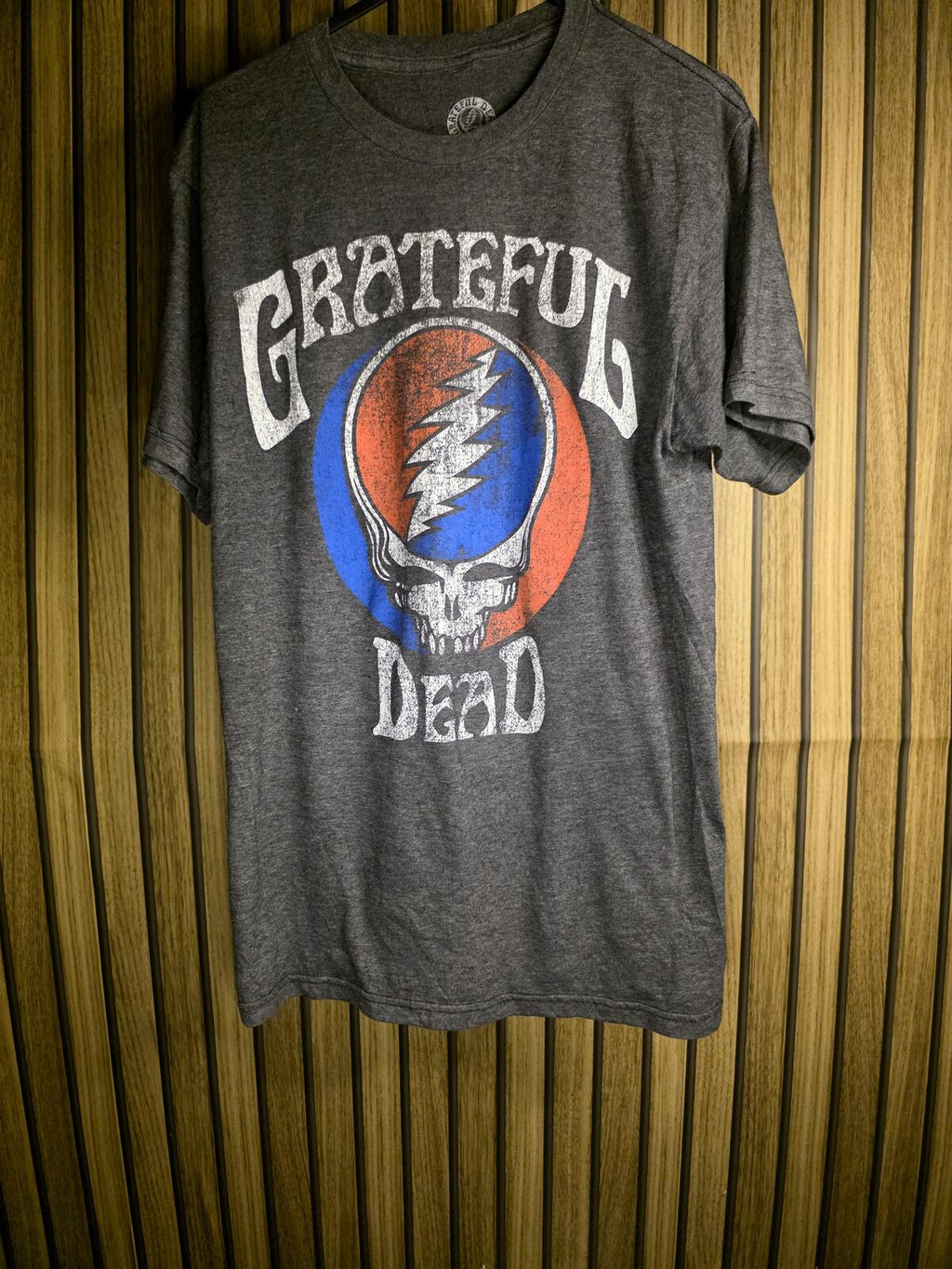 Purple Junction Grateful Dead Skull Graphic T-Shirt Grey Small