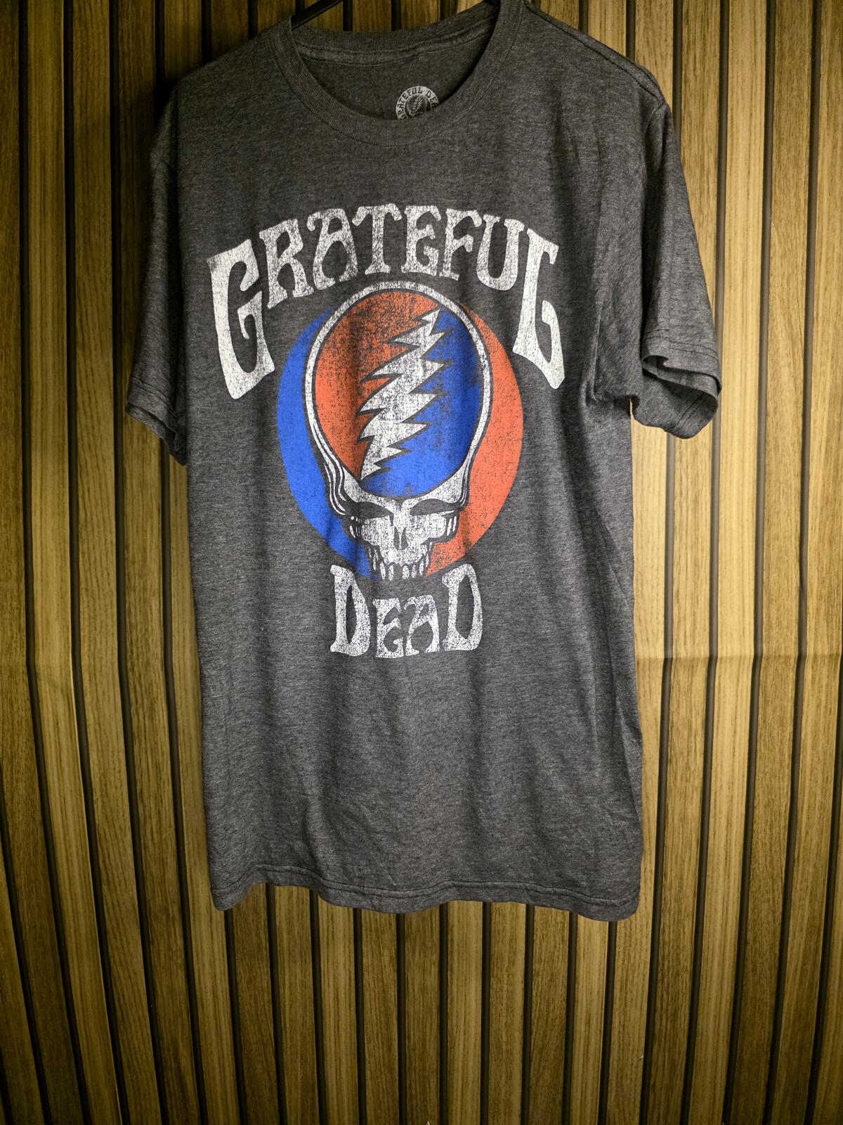 Purple Junction Grateful Dead Skull Graphic T-Shirt Grey Small