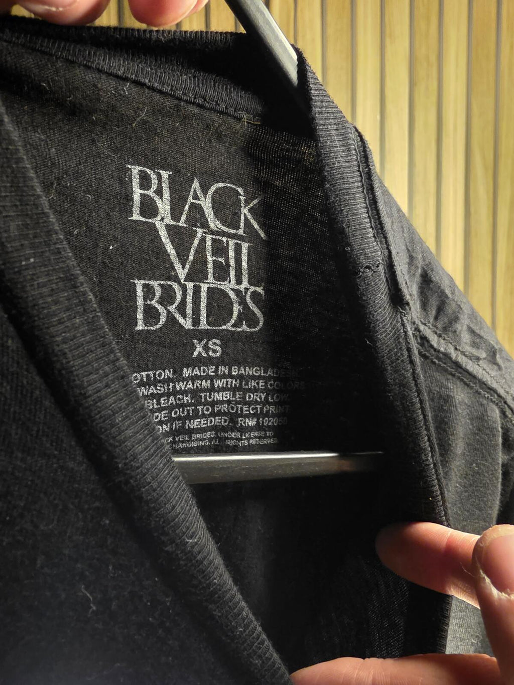 Black Veil Brides Band Graphic T-shirt Black XS