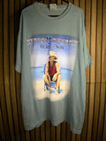 Kenny Chesney Here and Now Tour 2020 Graphic T-Shirt Light Blue Large