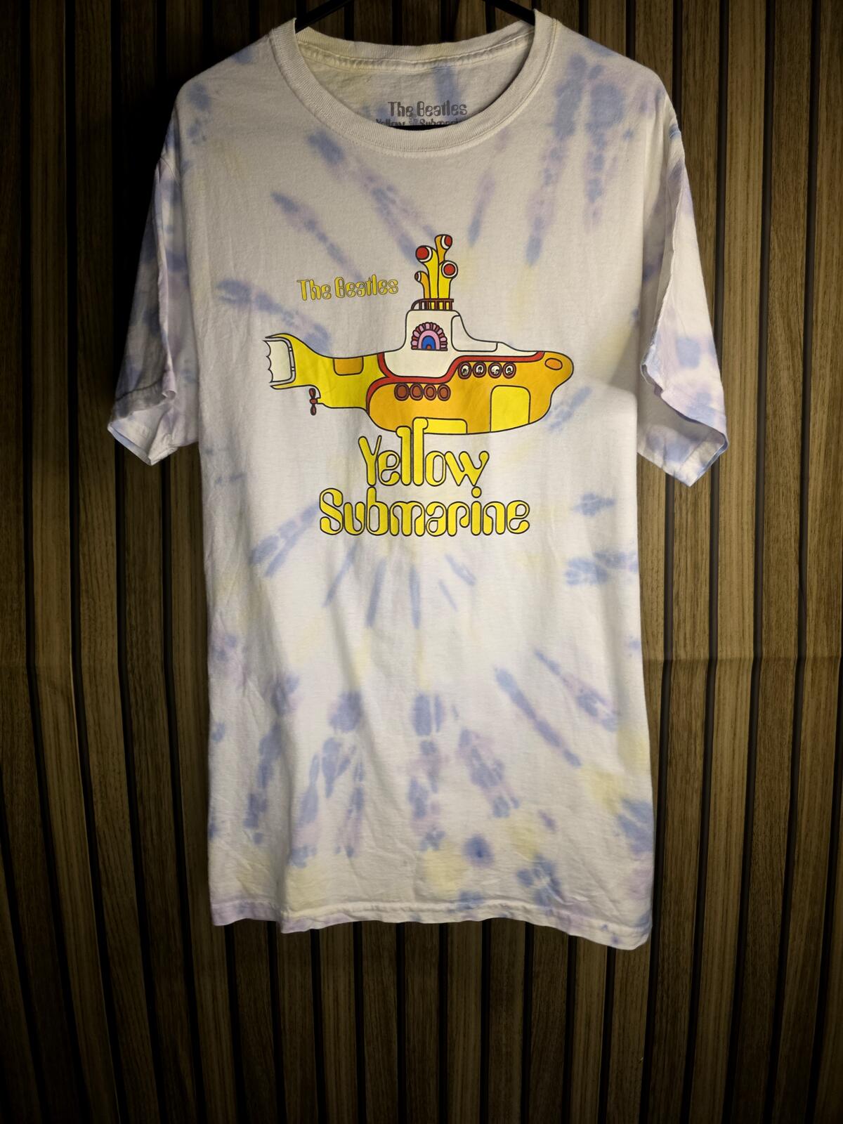 The Beatles Yellow Submarine Graphic T-shirt White Tie Dye XS