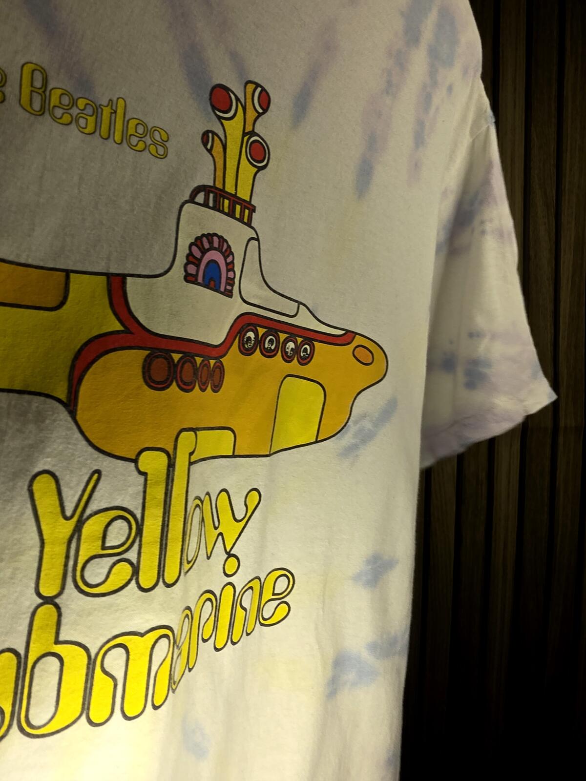The Beatles Yellow Submarine Graphic T-shirt White Tie Dye XS