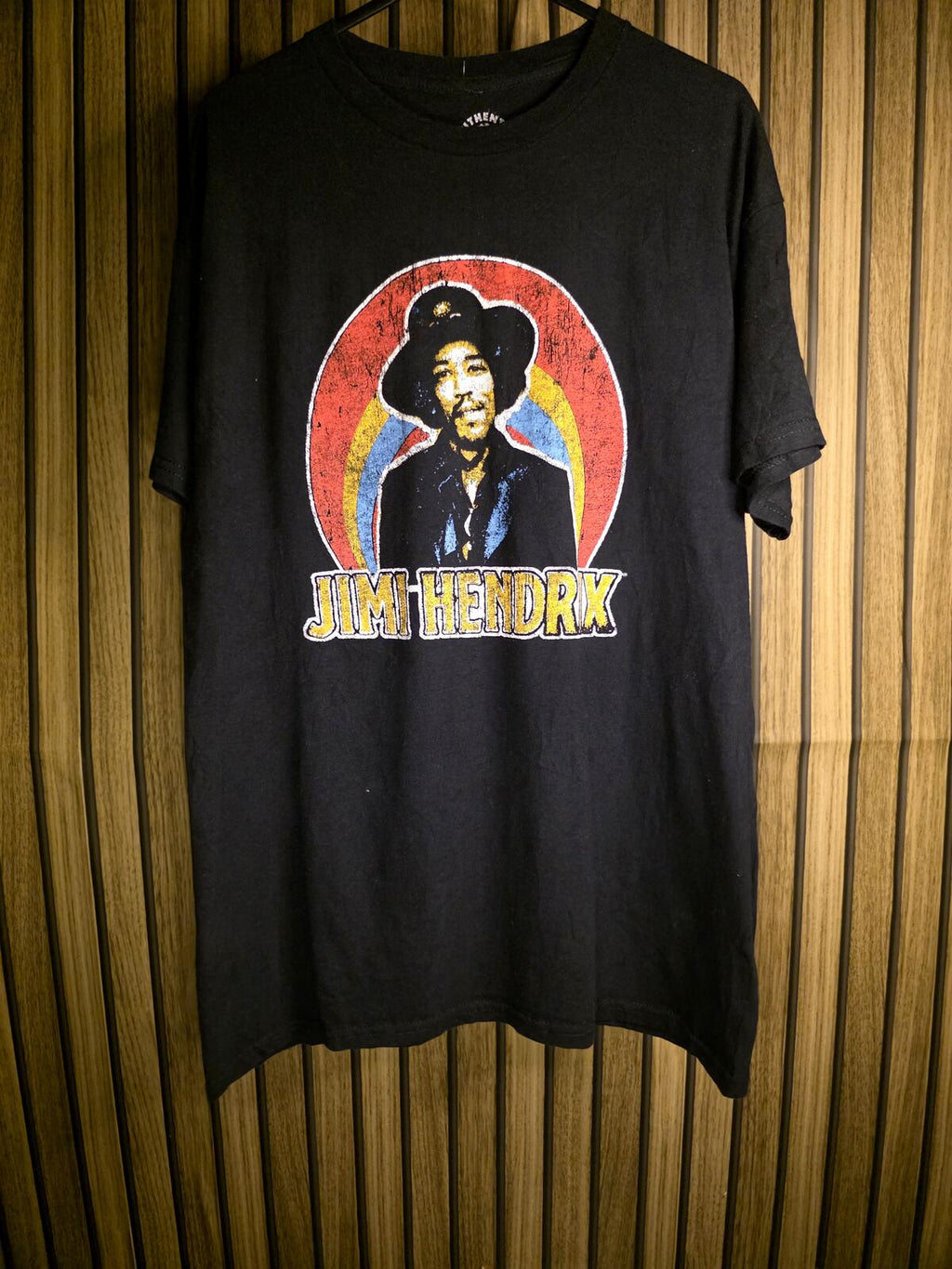 Authentic Hendrix Jimi Hendrix Graphic T-Shirt Black Medium