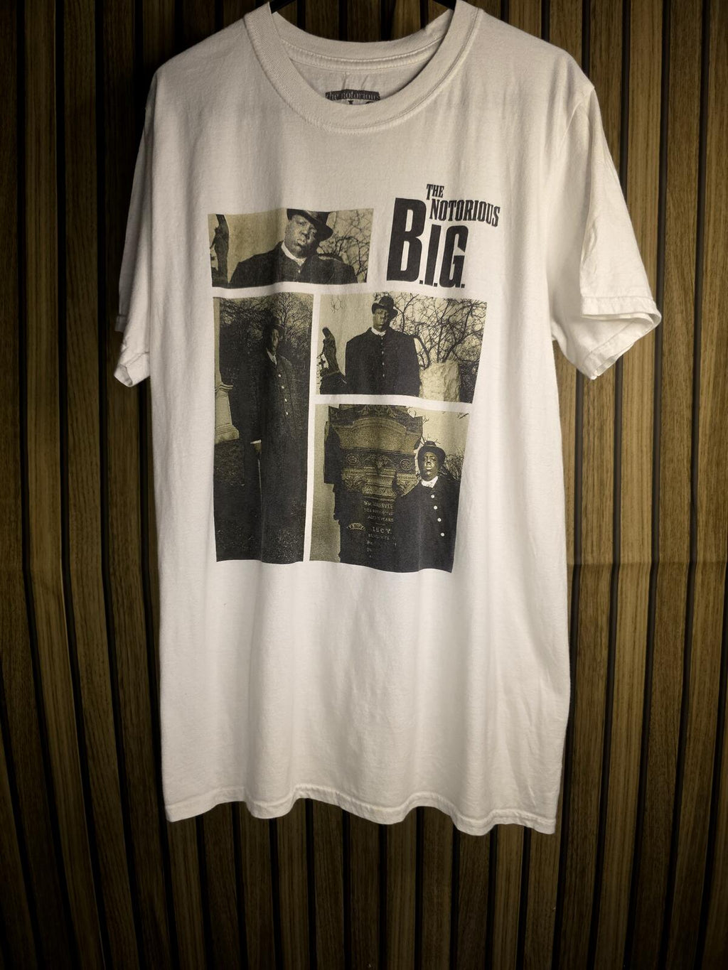 The Notorious B.I.G. Graphic T-Shirt White Medium