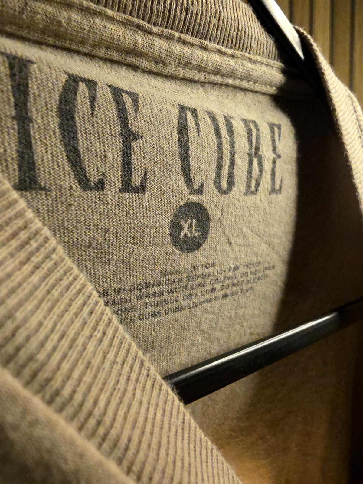 Ice Cube Graphic T-Shirt Beige XL