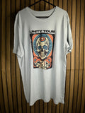 311 Unity Tour Graphic T-Shirt Skull Design Light Green Large