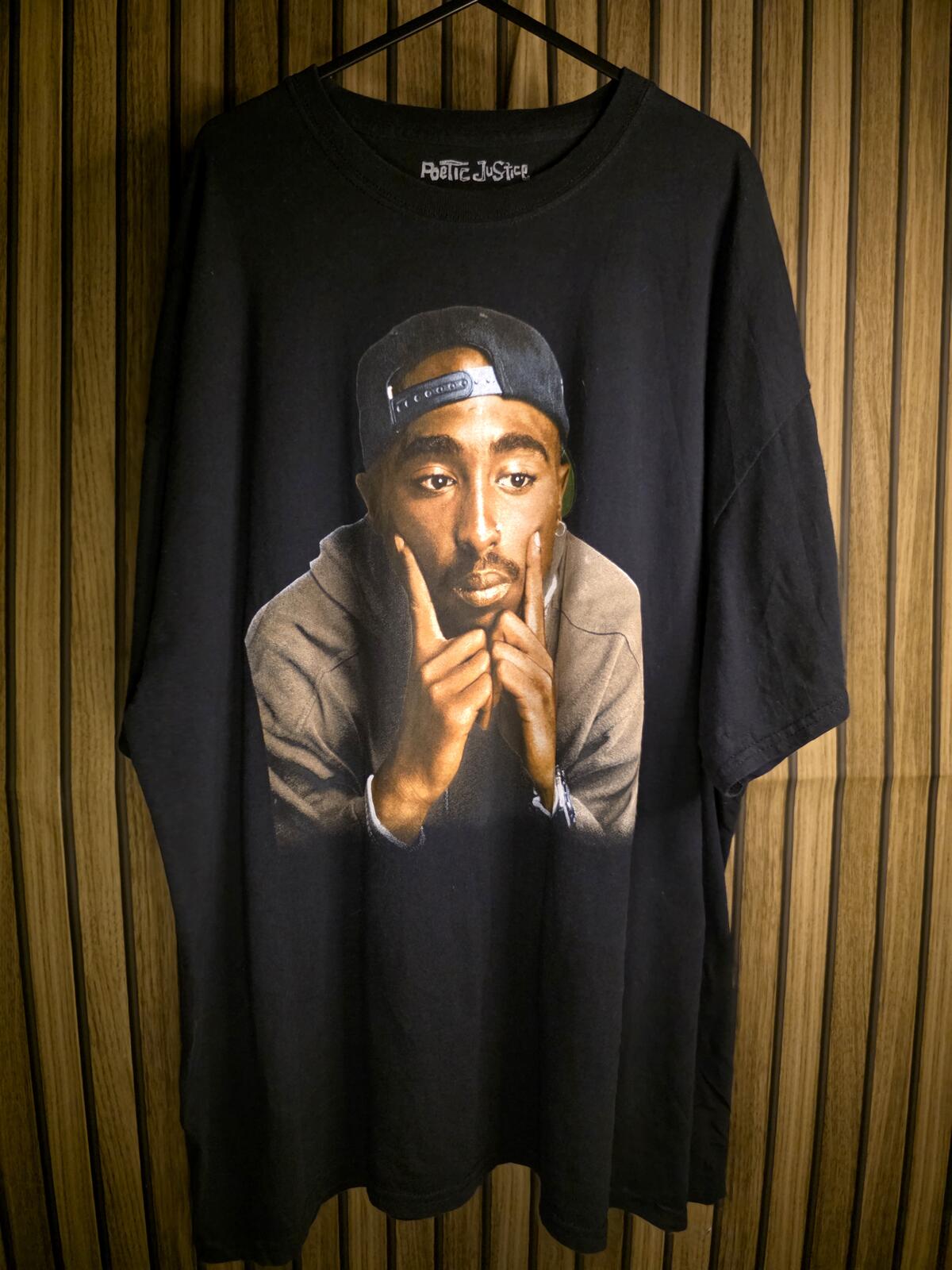 Pacific Jams Tupac Shakur Graphic T-Shirt Black XL