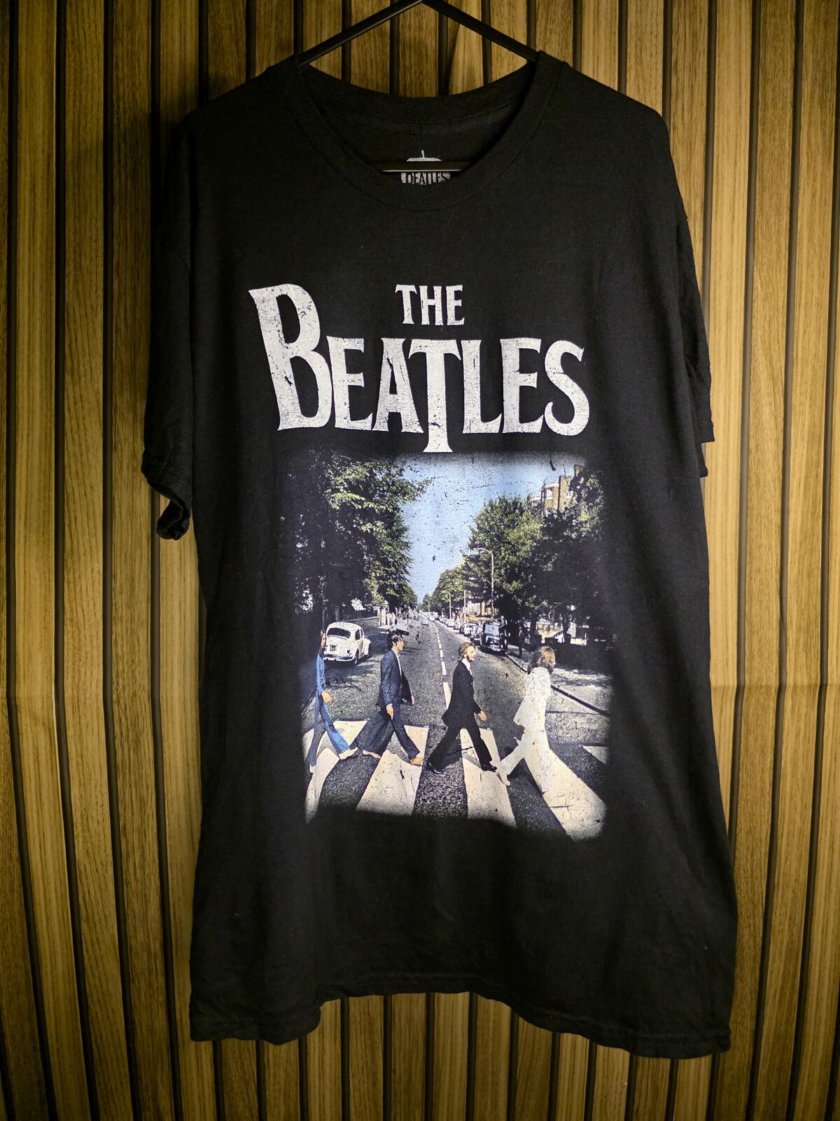 The Beatles Abbey Road Graphic Black T-Shirt Medium